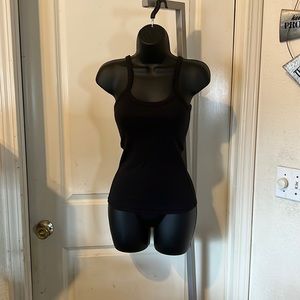 Size small skims logo pointelle tank black NWT